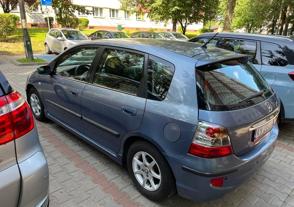 Honda Civic cena 9000 przebieg: 207000, rok produkcji 2004 z Kraków małe 11